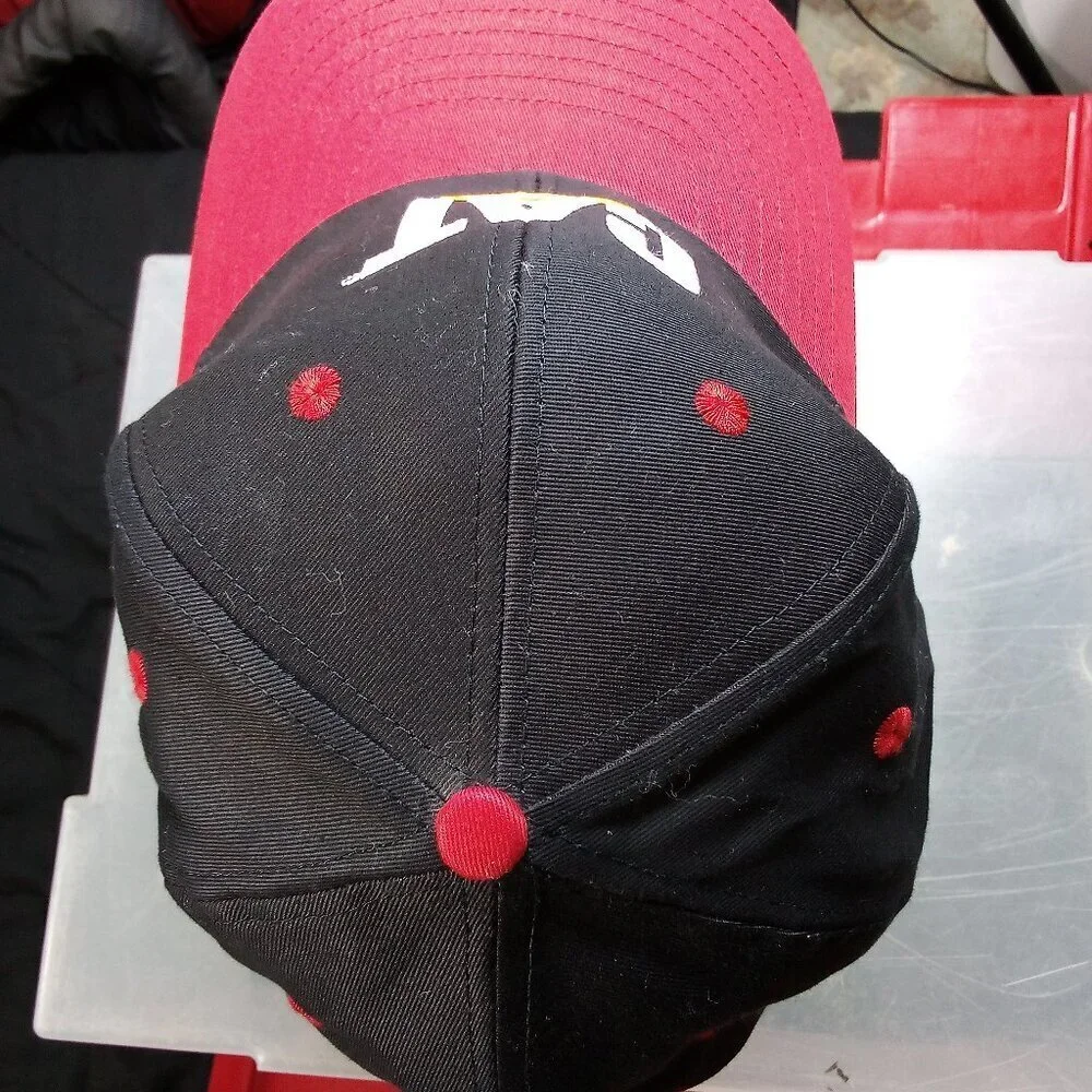 Vintage CAT Caterpillar Two Tone Snap Back Hat Cap